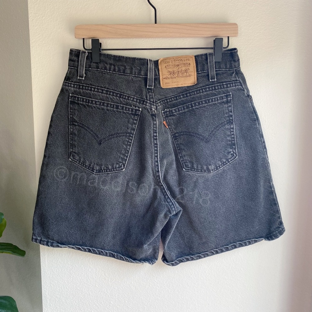 Vintage Levi’s ‘95 Relaxed Fit 951 Orange Tab Black Wash Denim USA 30” waist